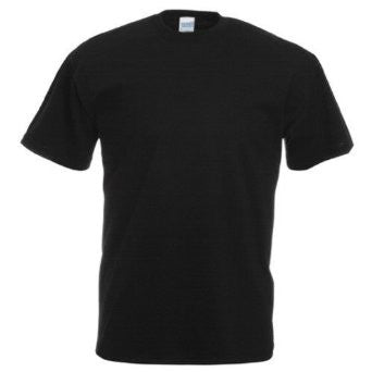 Black Cotton T-Shirt